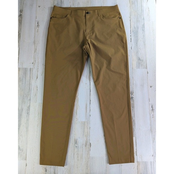 Public Rec Other - Public Rec Mens Dealmaker 5 Pocket Performance Chino Pants Brown Tan 40x33.5